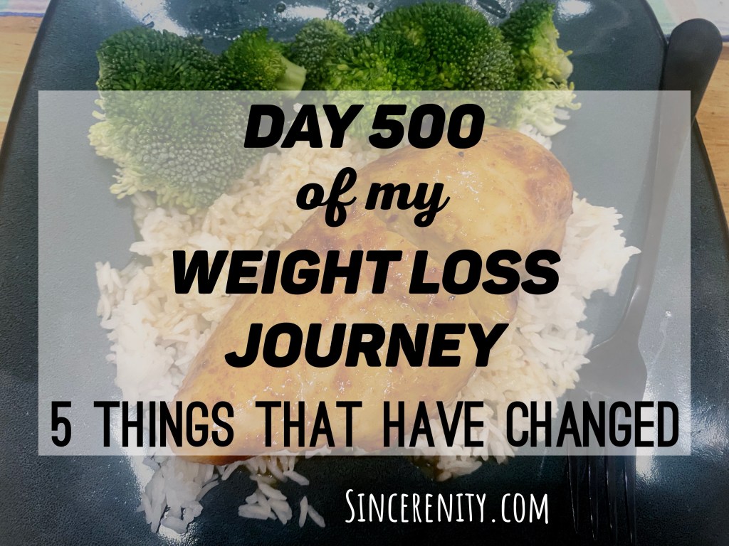 Weight Loss Journey, Day&nbsp;500